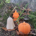 beeswax moulded candle halloween