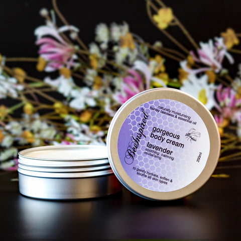 gorgeous body cream lavender - soothing, calming revitalising