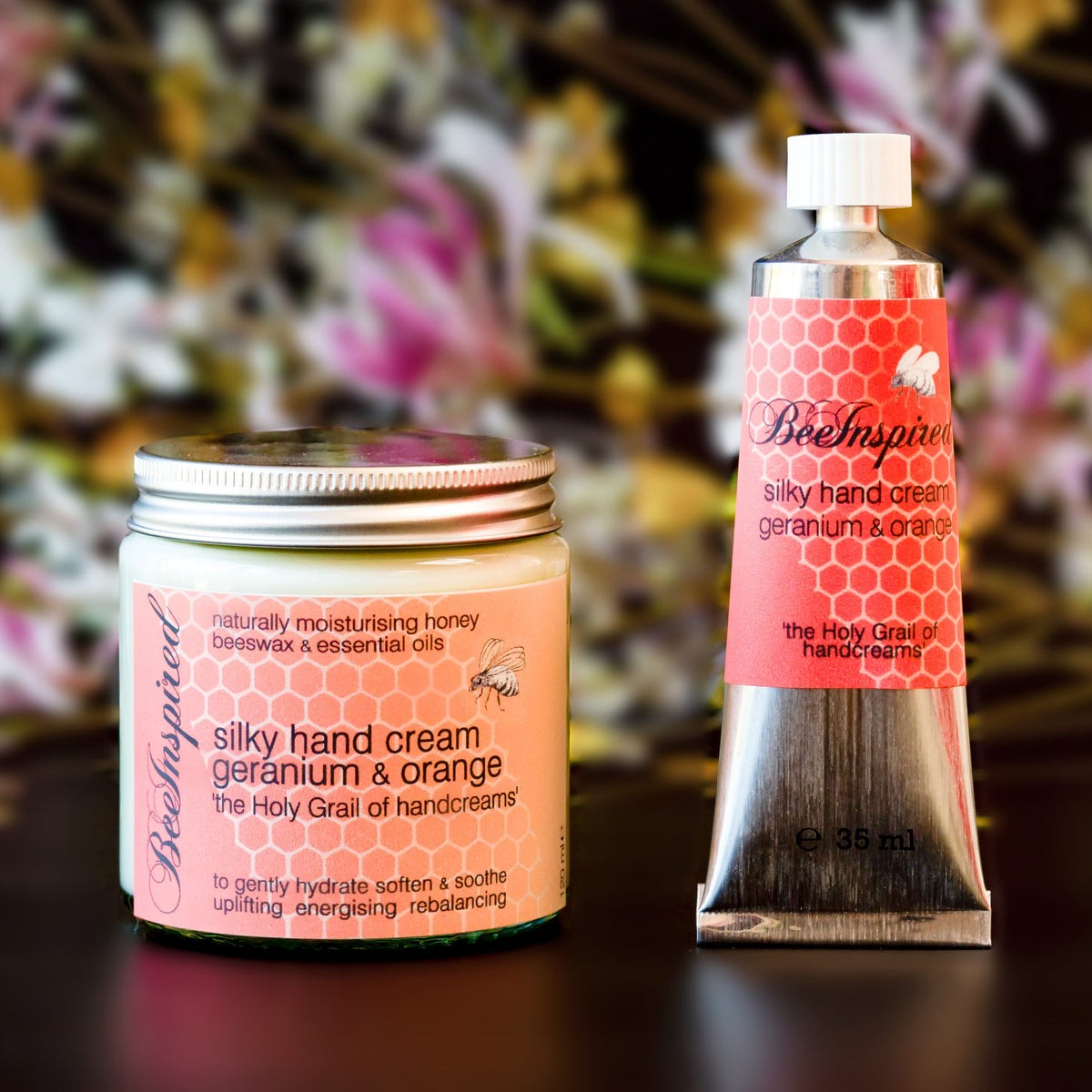 silky hand cream - geranium & orange - Uplifting Energisising and Rebalancing